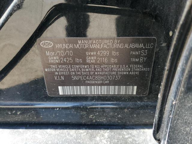Photo 10 from auction – 2011 HYUNDAI SONATA SE with VIN 5NPEC4AC8BH030737