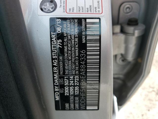 Photo 10 from auction – 2014 MERCEDES-BENZ E 350 with VIN WDDHF5KB6EA884336