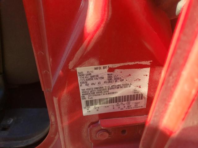 Photo 10 from auction – 2012 FORD F250 SUPER with VIN 1FT7W2BT3CEB22911