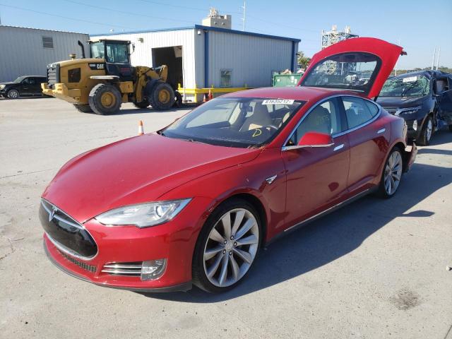 Photo 2 from auction – 2014 TESLA MODEL S with VIN 5YJSA1H12EFP42515