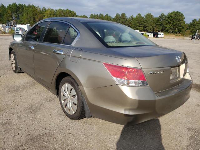 Photo 3 from auction – 2010 HONDA ACCORD LX with VIN 1HGCP2F39AA169078
