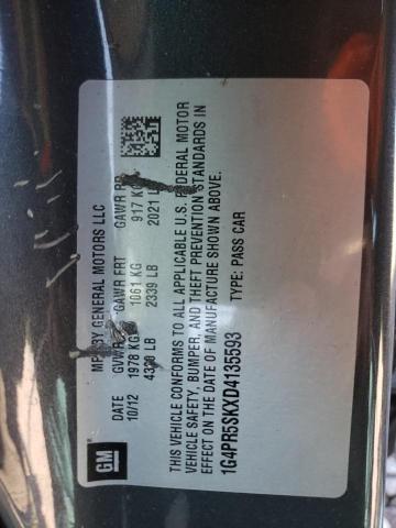 Zdjęcie 10 z aukcji – 2013 BUICK VERANO CON z VIN 1G4PR5SKXD4135593