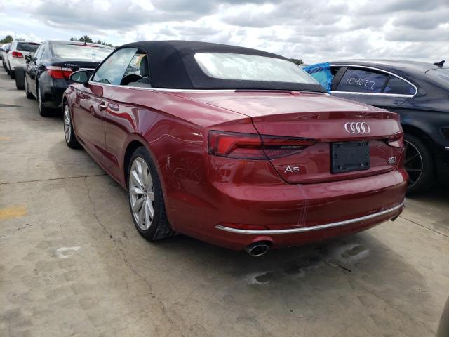 Photo 3 from auction – 2018 AUDI A5 PREMIUM with VIN WAUWNGF50JN018068
