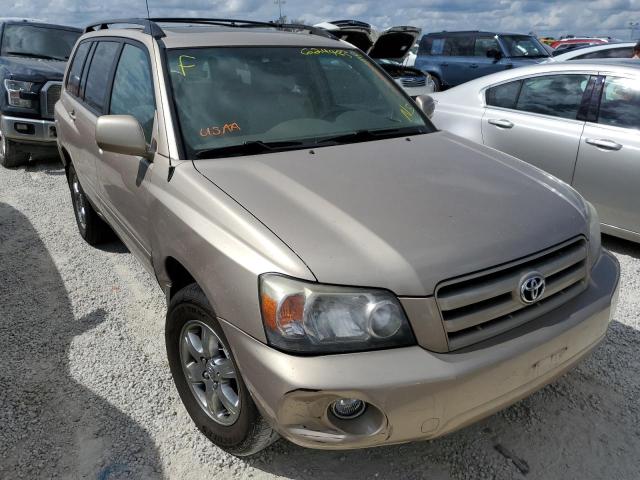 TOYOTA HIGHLANDER 2006 with VIN JTEGP21A960095188 - Photo from auction