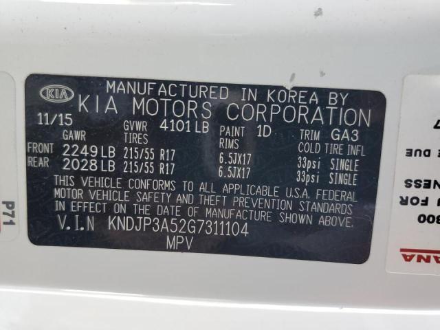 Photo 10 from auction – 2016 KIA SOUL + with VIN KNDJP3A52G7311104