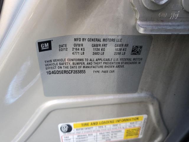 Photo 10 from auction – 2012 BUICK LACROSSE P with VIN 1G4GD5ER5CF283855