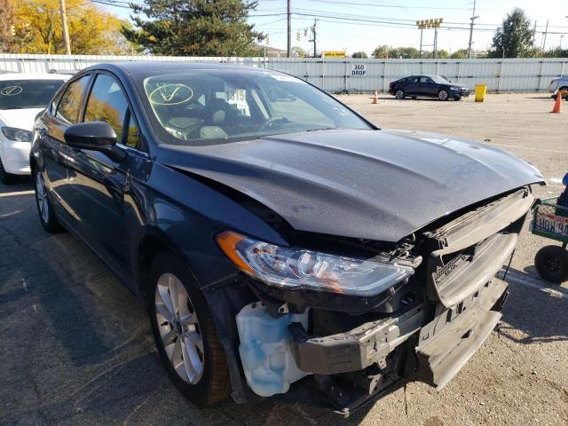 FORD FUSION SE 2020 with VIN 3FA6P0HD1LR186414 - Photo from auction