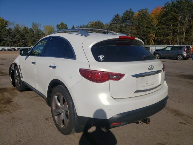 Photo 3 from auction – 2009 INFINITI FX50 with VIN JNRBS18W79M200400