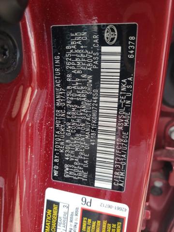 Photo 10 from auction – 2017 TOYOTA CAMRY LE with VIN 4T1BF1FK0HU724650