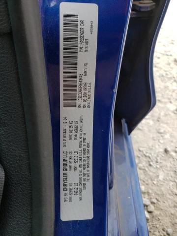 Photo 10 from auction – 2015 CHRYSLER 200 LIMITE with VIN 1C3CCCAB3FN543445