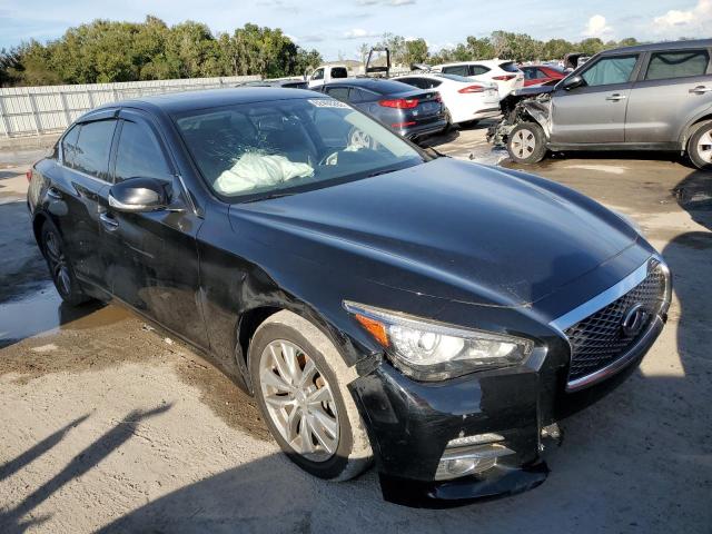 INFINITI Q50 BASE 2014 with VIN JN1BV7AP3EM693504 - Photo from auction