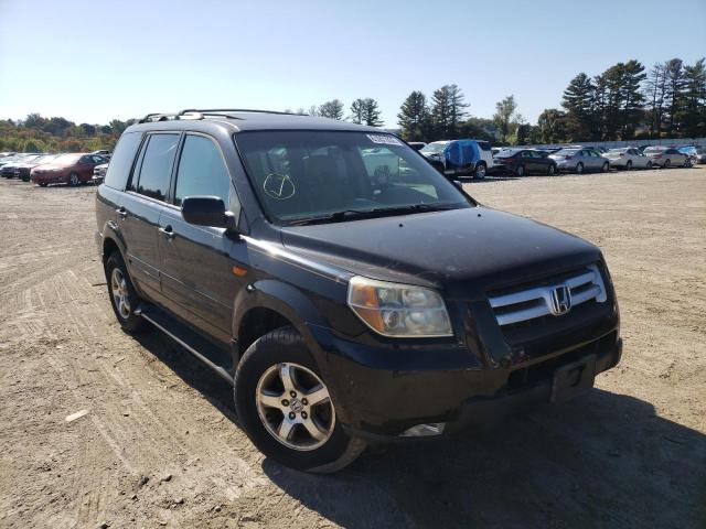 HONDA PILOT EX 2006 with VIN 2HKYF18516H555350 - Photo from auction