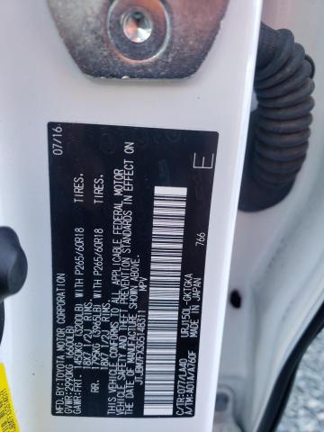 Photo 10 from auction – 2016 LEXUS GX 460 with VIN JTJBM7FX3G5148311