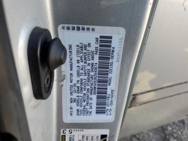 Photo 10 from auction – 2006 TOYOTA COROLLA CE with VIN 1NXBR32E26Z645674