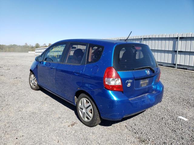 Photo 3 from auction – 2007 HONDA FIT with VIN JHMGD38497S037847