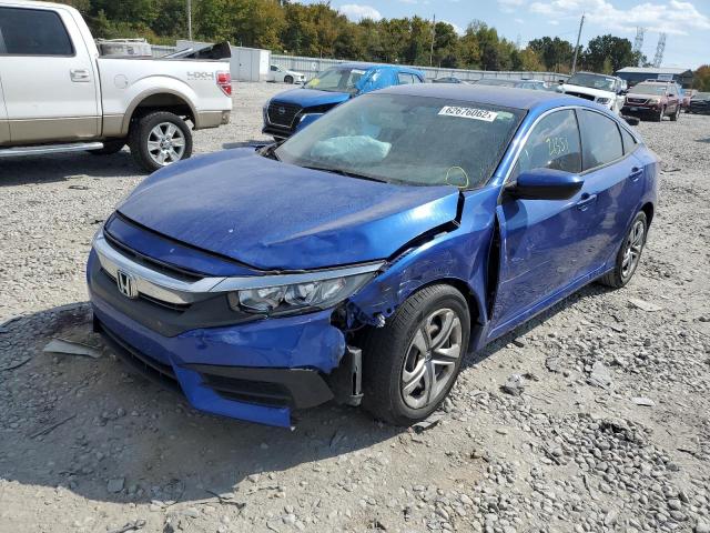 Photo 2 from auction – 2018 HONDA CIVIC LX with VIN 2HGFC2F53JH555586