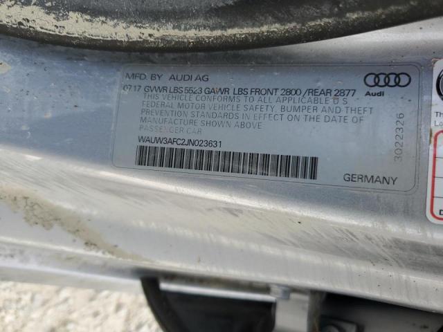 Photo 10 from auction – 2018 AUDI A7 PREMIUM with VIN WAUW3AFC2JN023631