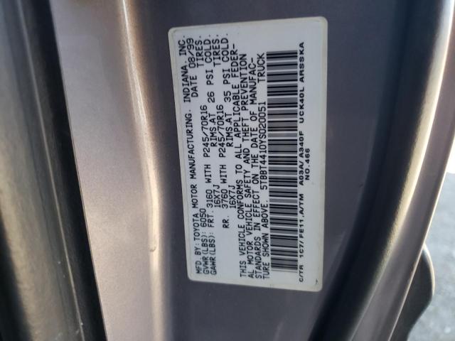 Photo 10 from auction – 2000 TOYOTA TUNDRA ACC with VIN 5TBBT4410YS020051