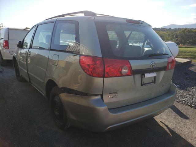 Photo 3 from auction – 2007 TOYOTA SIENNA CE with VIN 5TDZK23C67S043753