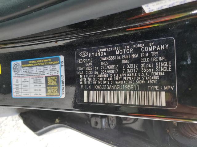 Photo 10 from auction – 2016 HYUNDAI TUCSON LIM with VIN KM8J33A48GU195911
