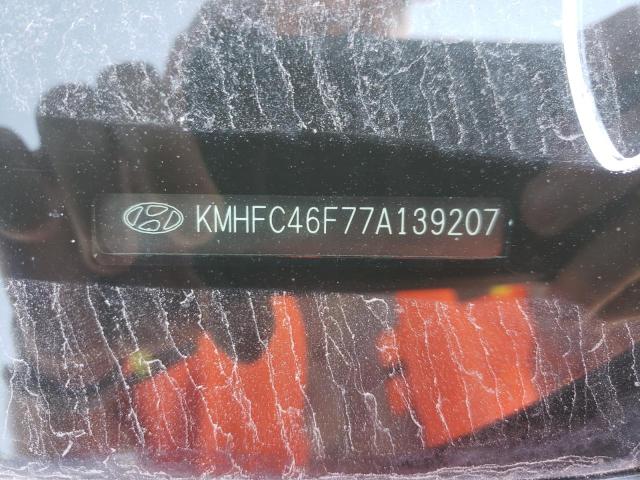Photo 10 from auction – 2007 HYUNDAI AZERA SE with VIN KMHFC46F77A139207