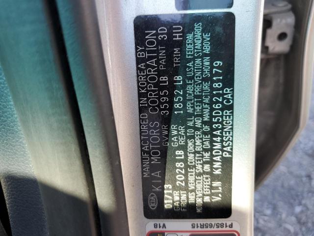 Photo 10 from auction – 2013 KIA RIO LX with VIN KNADM4A35D6218179