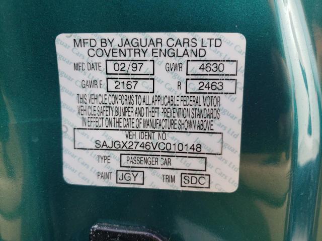 Photo 10 from auction – 1997 JAGUAR XK8 with VIN SAJGX2746VC010148