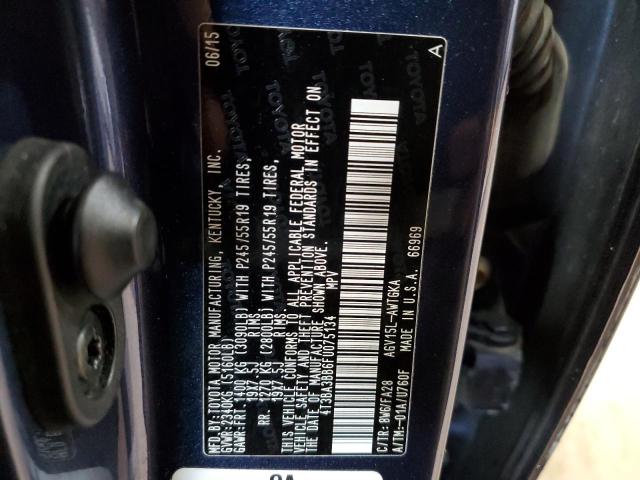 Photo 10 from auction – 2015 TOYOTA VENZA LE with VIN 4T3BA3BB6FU075134