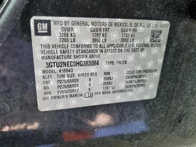Photo 10 from auction – 2017 GMC SIERRA K15 with VIN 3GTU2NEC0HG383084
