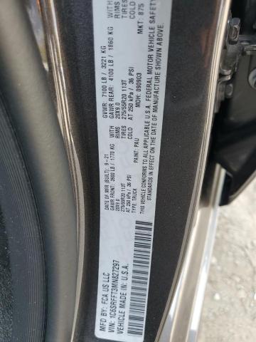 Photo 10 from auction – 2021 RAM 1500 BIG H with VIN 1C6SRFFT3MN827297