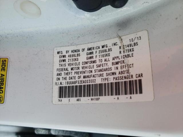 Photo 10 from auction – 2014 ACURA TL TECH with VIN 19UUA8F52EA003002