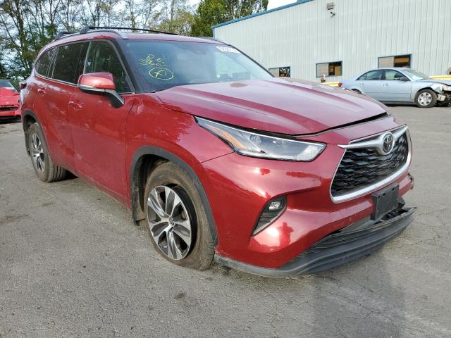 Photo 1 from auction – 2021 TOYOTA HIGHLANDER with VIN 5TDGZRBHXMS088618