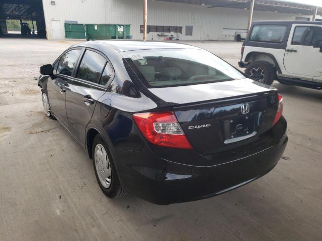Photo 3 from auction – 2012 HONDA CIVIC LX with VIN 19XFB2F51CE053952