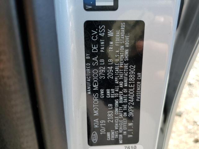 Photo 10 from auction – 2020 KIA FORTE FE with VIN 3KPF24AD0LE188902