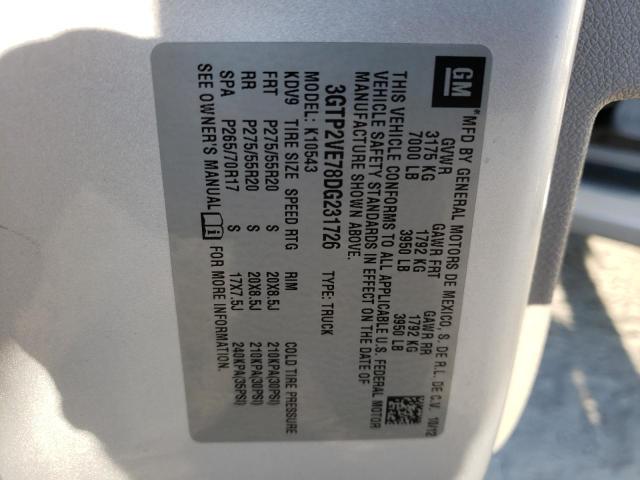 Photo 10 from auction – 2013 GMC SIERRA K15 with VIN 3GTP2VE78DG231726