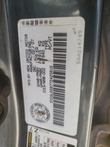 Photo 10 from auction – 2007 PONTIAC VIBE with VIN 5Y2SL65877Z425819
