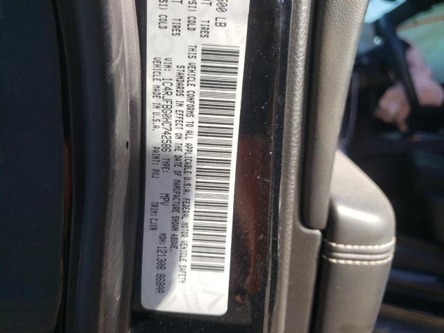 Photo 10 from auction – 2017 JEEP GRAND CHER with VIN 1C4RJFBG0HC742586
