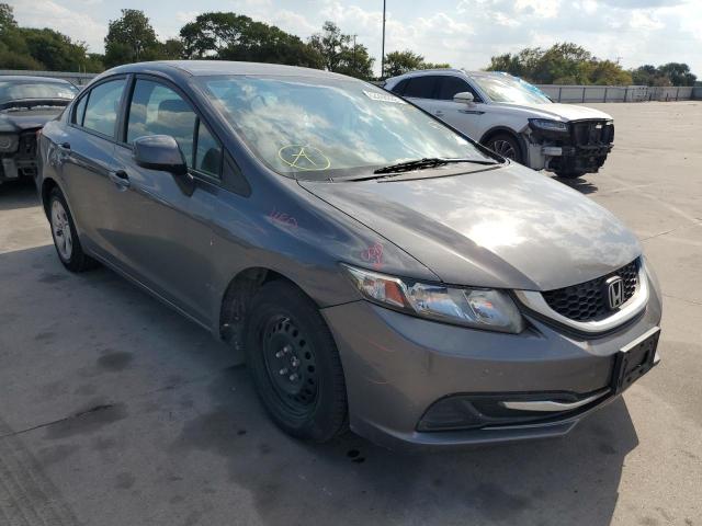 HONDA CIVIC LX 2013 with VIN 19XFB2F51DE073524 - Photo from auction