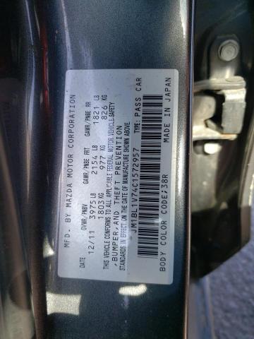 Photo 10 from auction – 2012 MAZDA 3 I with VIN JM1BL1V74C1572957