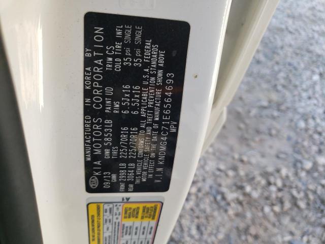 Photo 10 from auction – 2014 KIA SEDONA with VIN KNDMG4C71E6564693