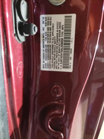 Photo 10 from auction – 2010 HONDA ELEMENT EX with VIN 5J6YH2H78AL008656
