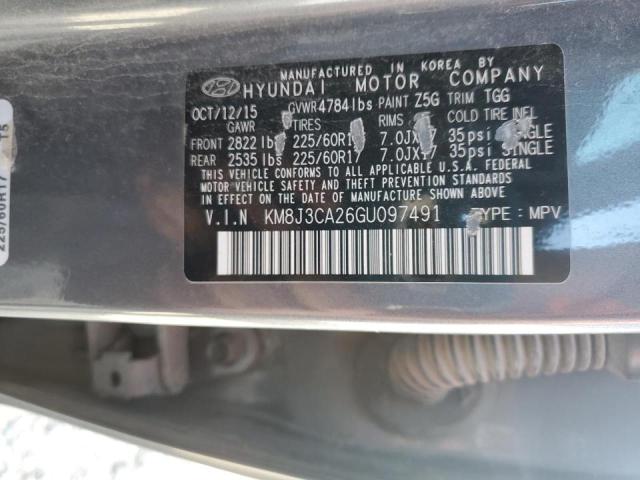 Photo 10 from auction – 2016 HYUNDAI TUCSON LIM with VIN KM8J3CA26GU097491