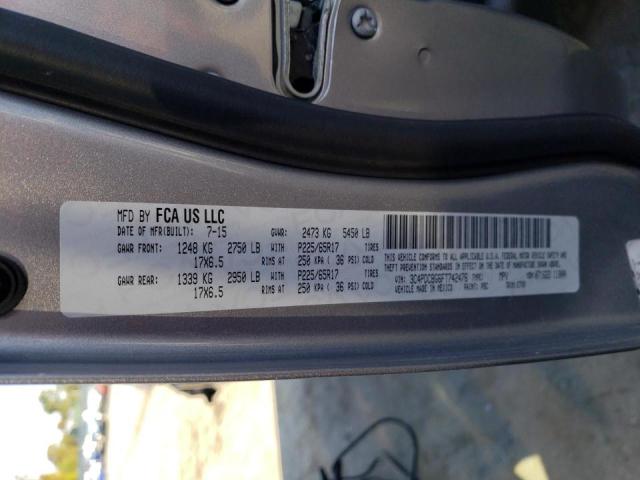 Foto 10 de la subasta – 2015 DODGE JOURNEY SX con VIN 3C4PDCBG6FT742476