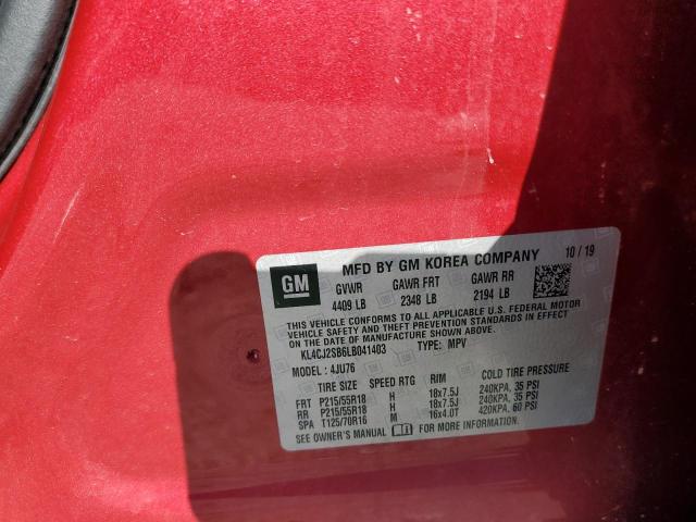 Photo 10 from auction – 2020 BUICK ENCORE SPO with VIN KL4CJ2SB6LB041403