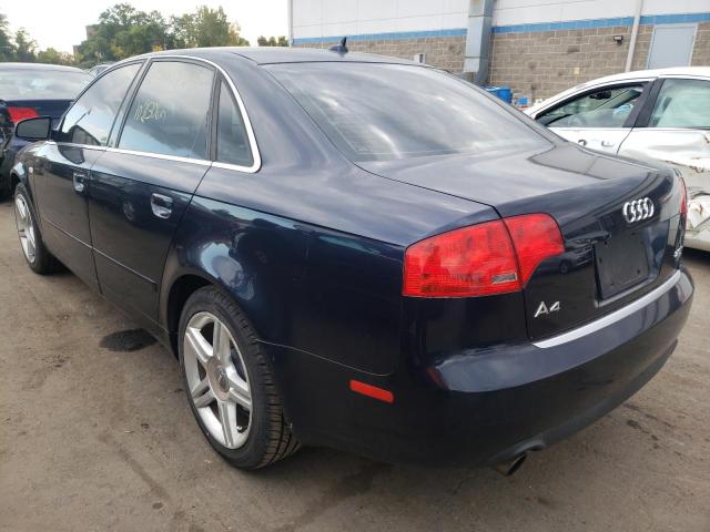 Photo 3 from auction – 2007 AUDI A4 2.0T QU with VIN WAUDF78E57A118295