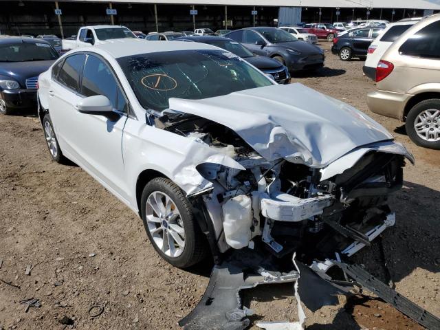 FORD FUSION SE 2020 with VIN 3FA6P0LU4LR139420 - Photo from auction