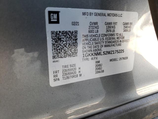 Photo 10 from auction – 2021 GMC ACADIA SLT with VIN 1GKKNMLS2MZ175225