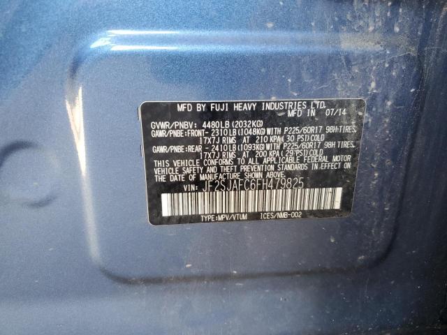 Photo 10 from auction – 2015 SUBARU FORESTER 2 with VIN JF2SJAFC6FH479825