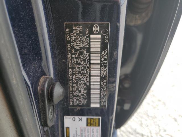 Photo 10 from auction – 2015 TOYOTA PRIUS with VIN JTDKN3DU6F0477694
