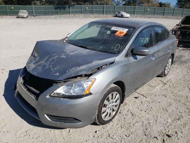 Photo 2 from auction – 2014 NISSAN SENTRA S with VIN 3N1AB7AP2EL645295